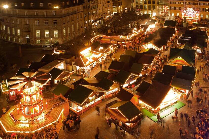 Bonn during the Christmas festive season — Bonn