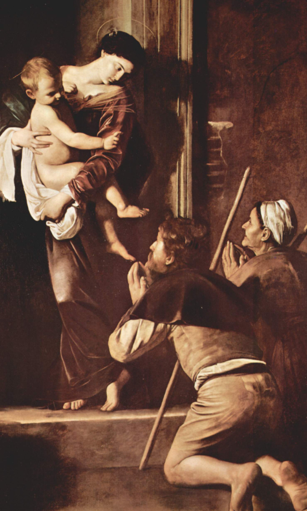 Madonna dei Pellegrini, Caravaggio (Madona z Loreta) - Roma | Secret World Trip Planner