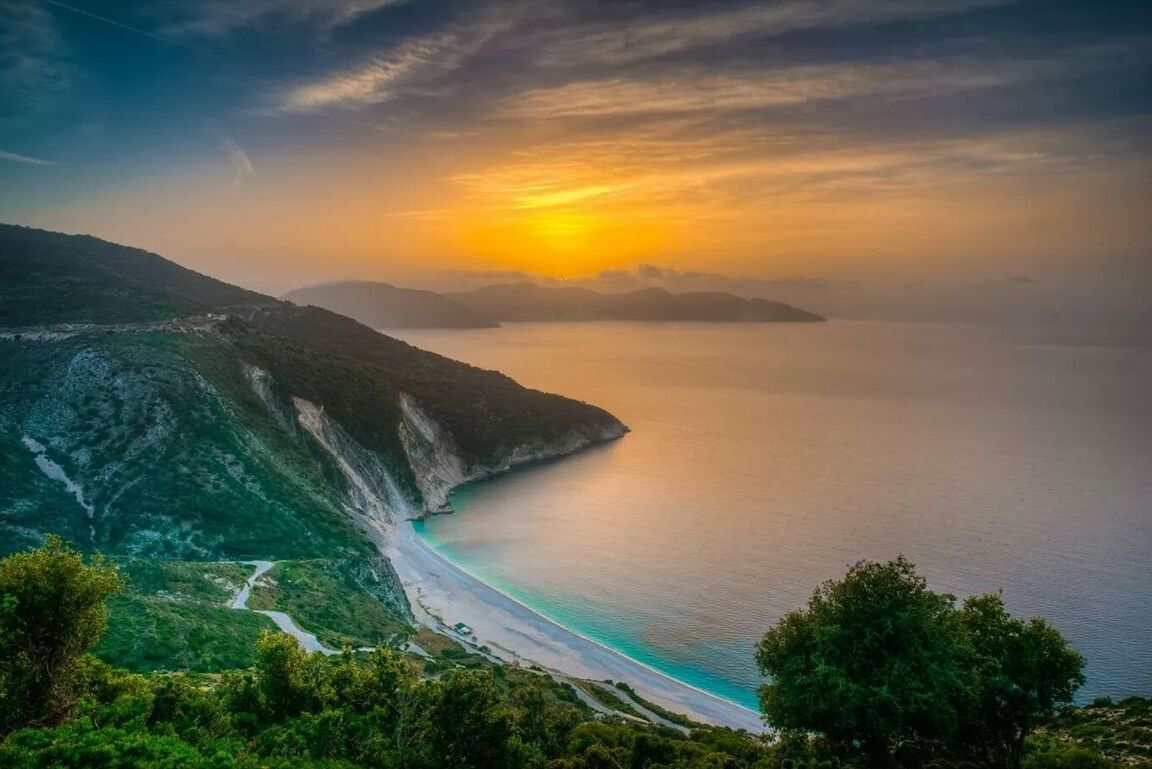 Myrtos Beach - Une des plus belles plages du monde — Spiaggia di Myrtos