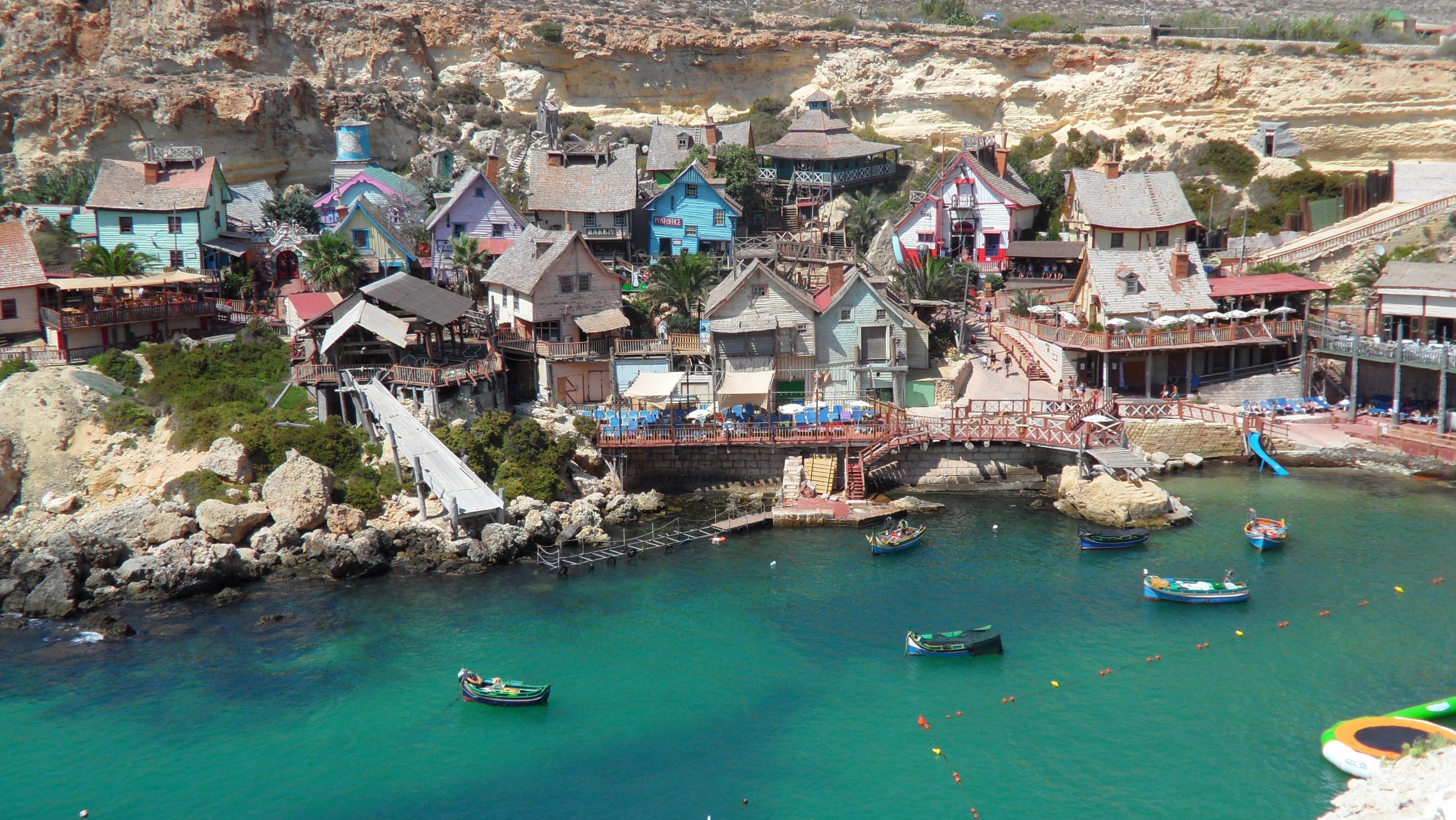Le village de Popeye à Malte — Anchor Bay