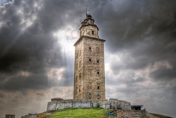 La Tour d'Hercule est un ancien phare romain. — A Coruña