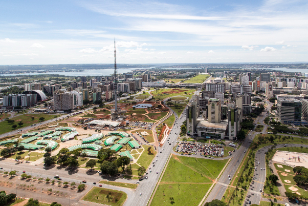 Brasilia is designed in the shape of an airplane — Brasilia