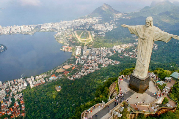 Christ the Redeemer,the Jesus Christ in Rio de Janeiro — Rio De Janeiro