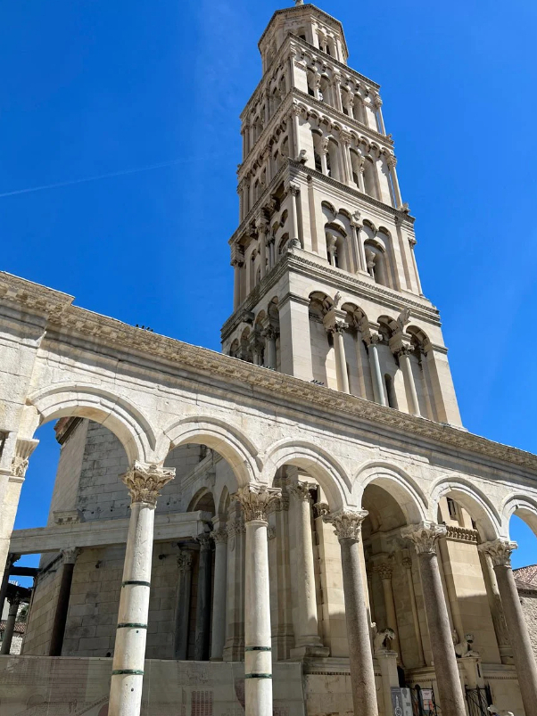 The Romanesque belfry of St. Dominus — Split
