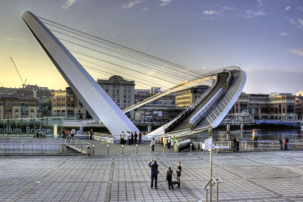 The Gateshead Millennium Bridge — Gateshead