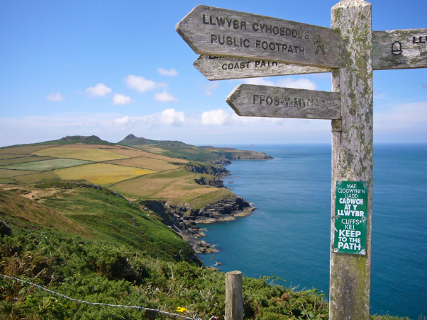 Le sentier côtier du Pembrokeshire — St Dogmaels
