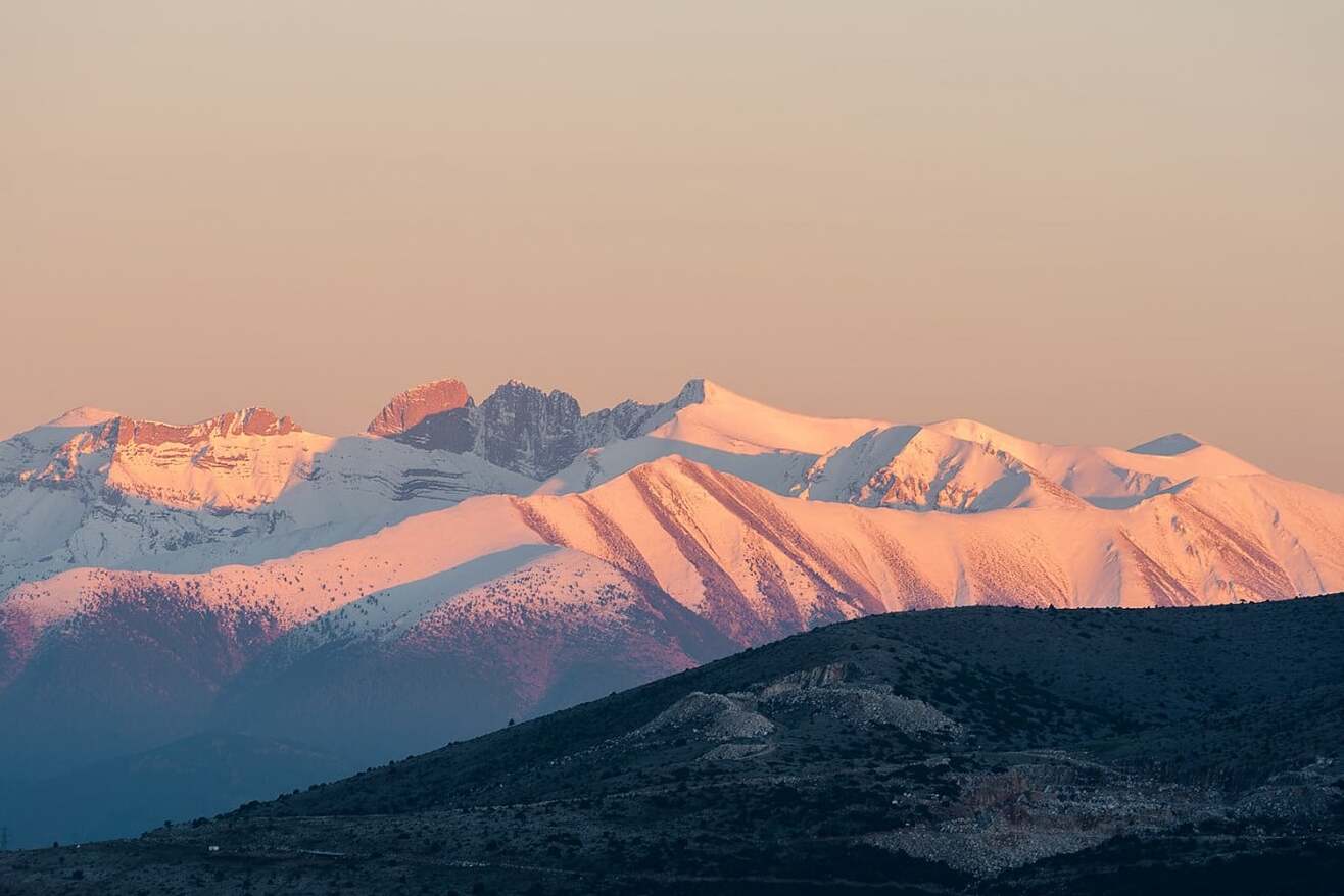 Le mont Olympe, la plus haute montagne de Grèce — Olimpo