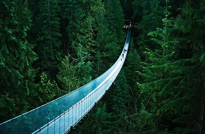 Vancouver - Pont suspendu de Capilano — West Vancouver