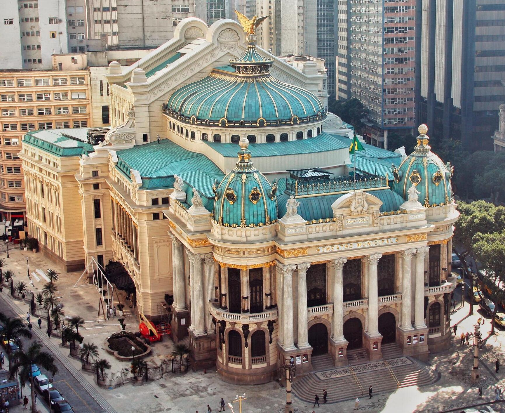 Théâtre de Rio de Janeiro :  Un des plus beaux bâtiments du Brésil. — Rio de Janeiro - RJ