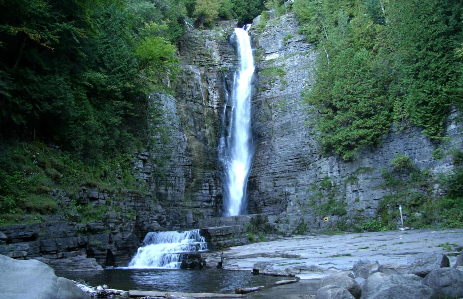Canada | Mont Saint-Anne: Jean-Larose Waterfall — Sainte-Anne-de-Beaupré