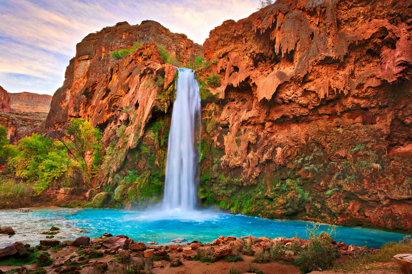 Arizona : Chutes d'Havasu — Havasu Falls