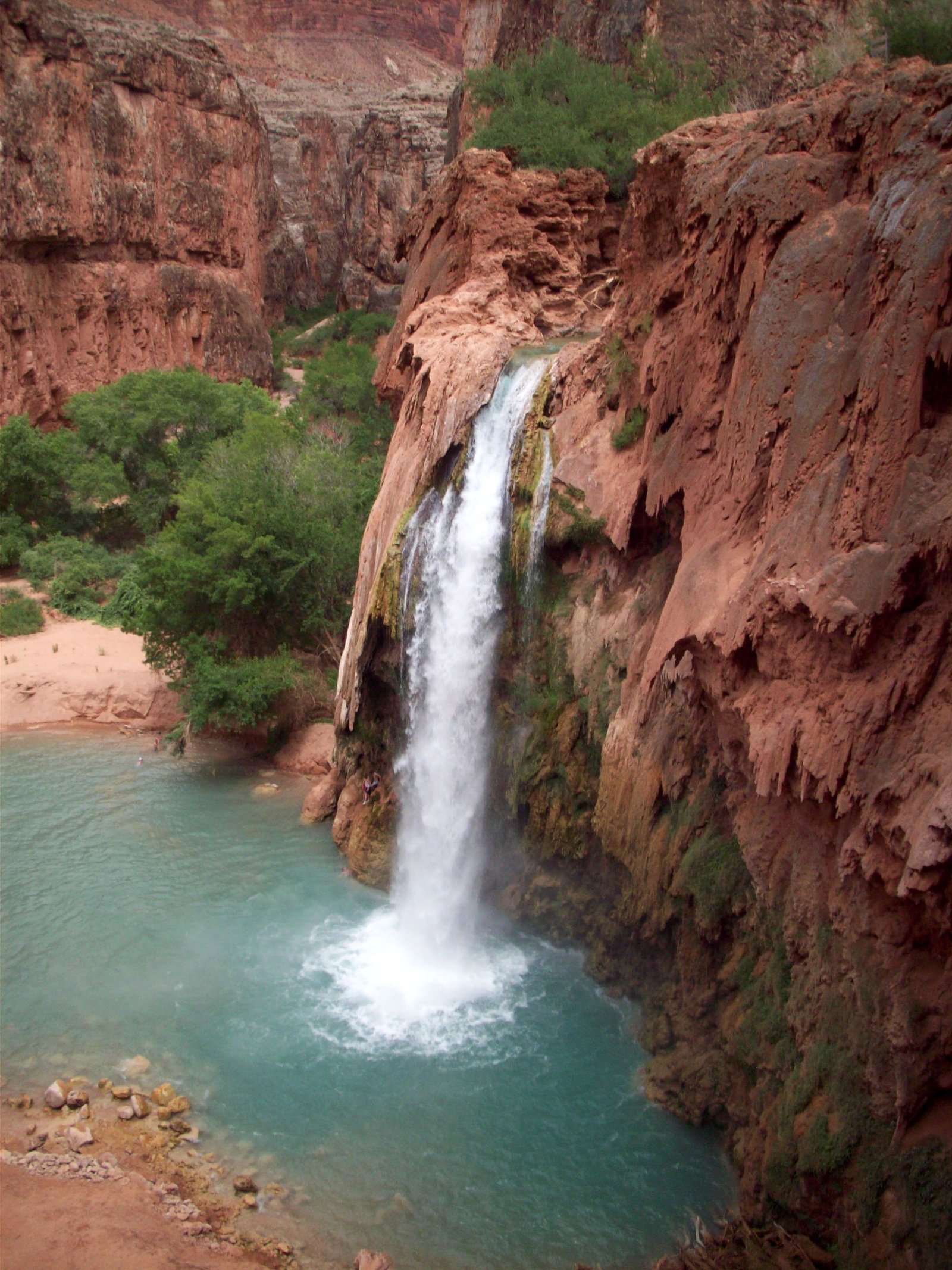 Arizona : Chutes d'Havasu - Havasu Falls | Secret World Trip Planner