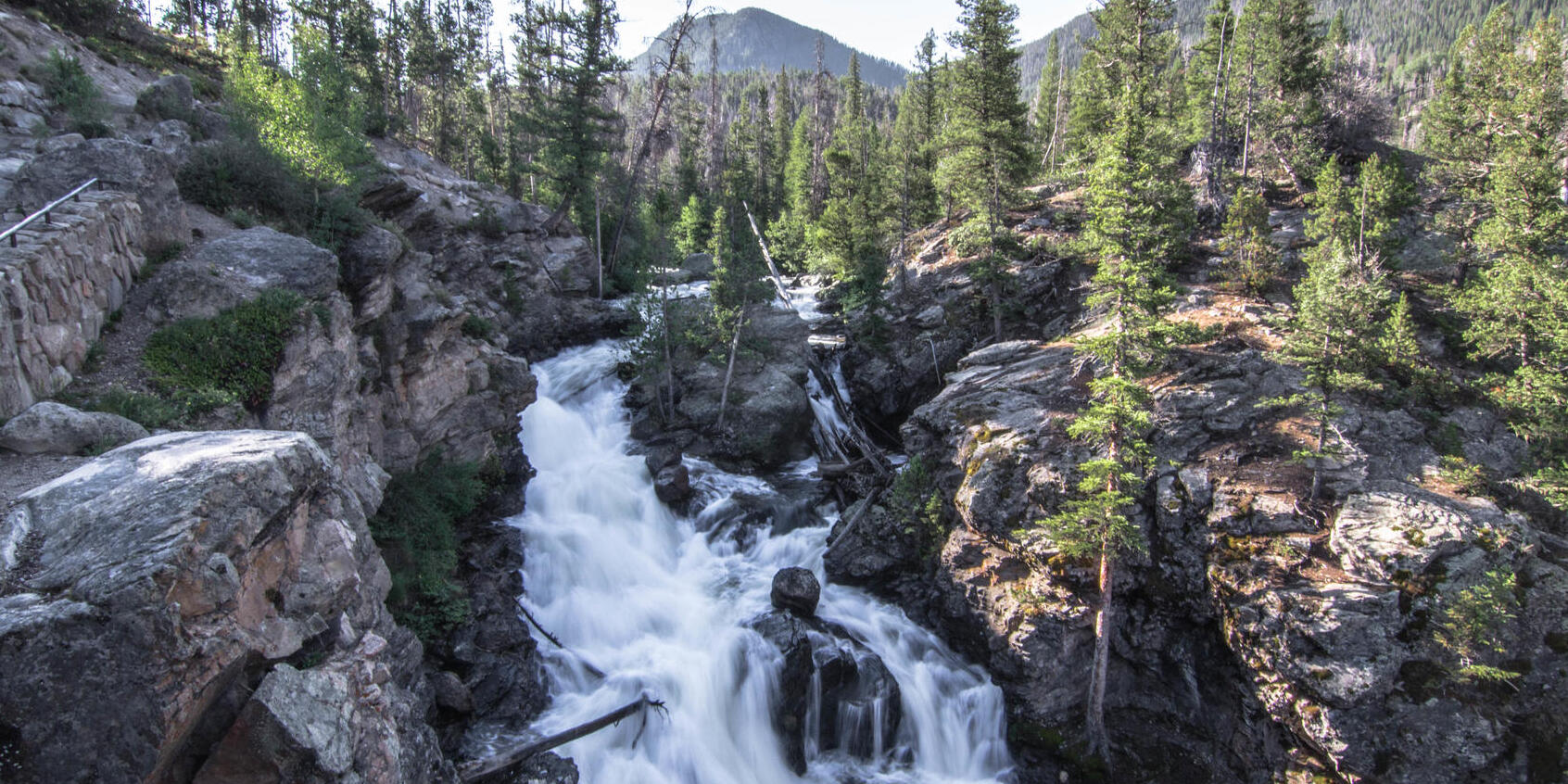 Adams Falls near Grand Lake, Colorado — Adams Falls