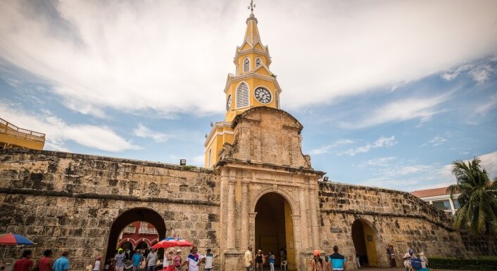 Cartagena | Porte de la tour de l'horloge — Cartagena