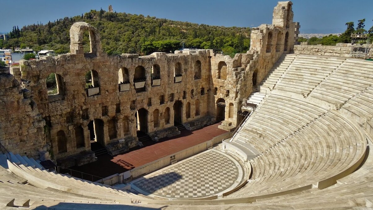 Grèce | Athina : Le théâtre d'Hérode Atticus — Athina