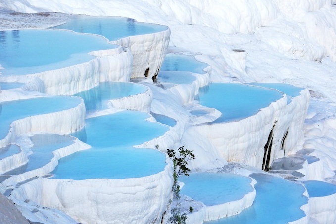 La Turquie : Pamukkale, un site du patrimoine mondial de l'UNESCO — Pamukkale