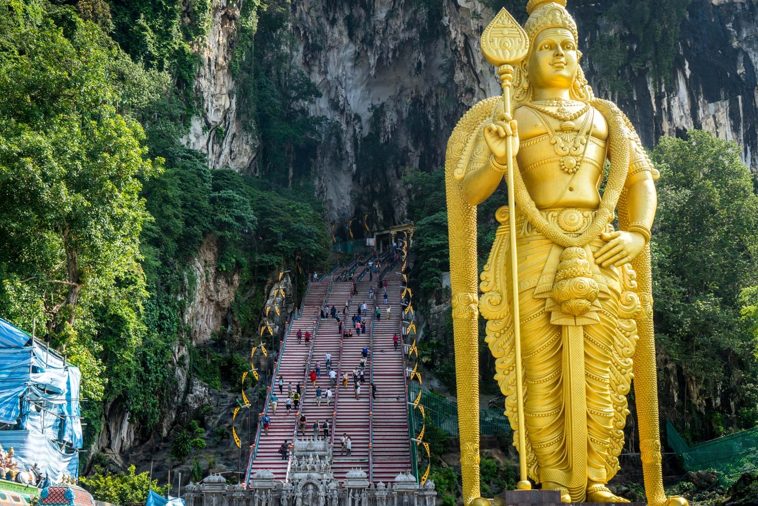 Le temple des grottes de Batu, près de Kuala Lumpur — Batu Caves