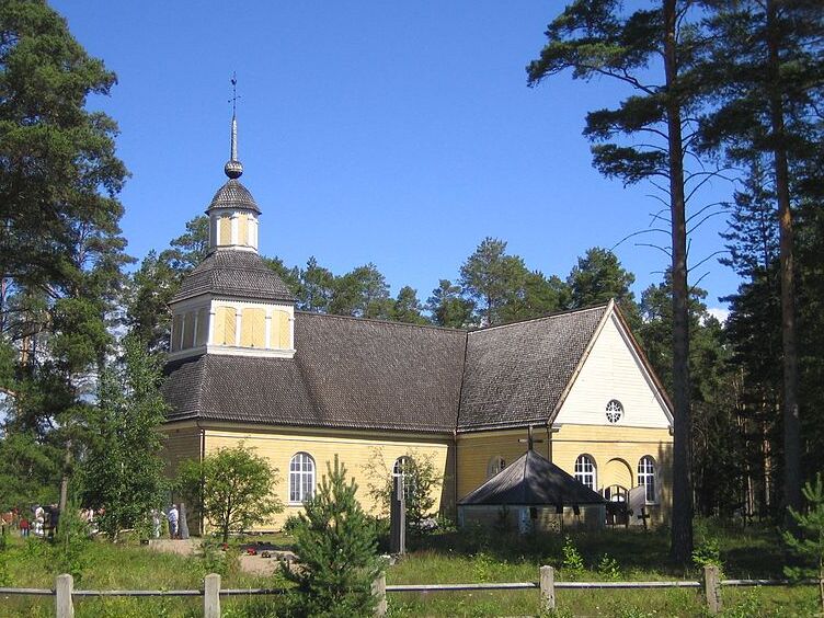 Paltamo : l'église des peintures de Paltaniemi — Paltaniementie 851