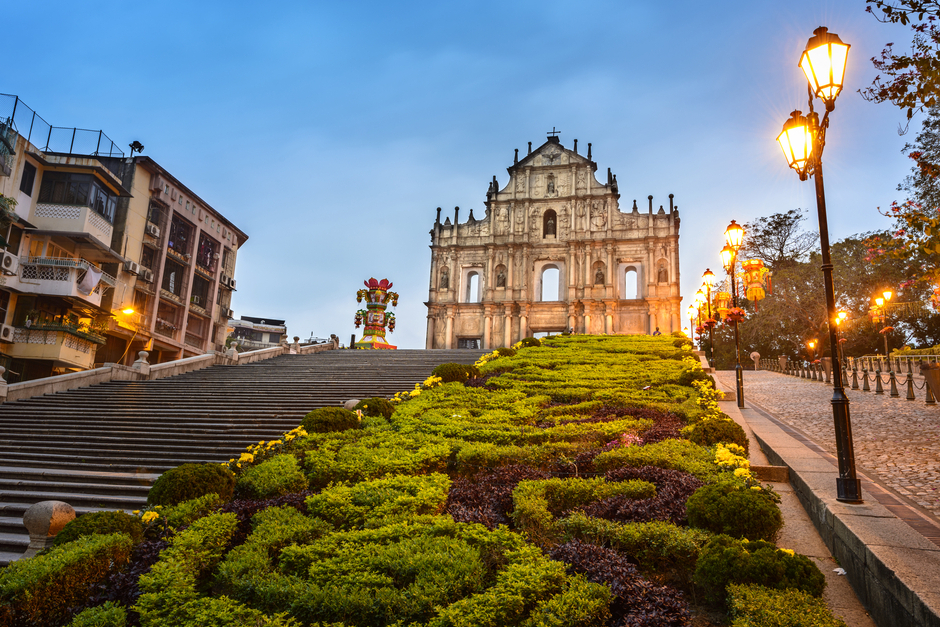 Le vieux centre de Macao — Macau Island