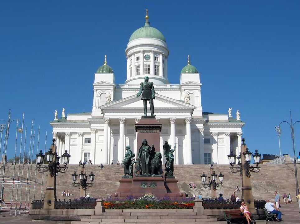 Piazza del Senato is a truly monumental square, located in the centre of the city. — Helsinki