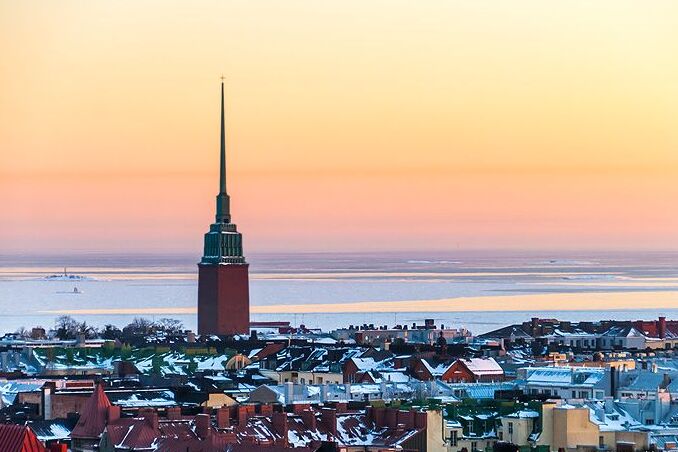 Mikael Agricola Church, a Lutheran church in Helsigfors — Helsingfors