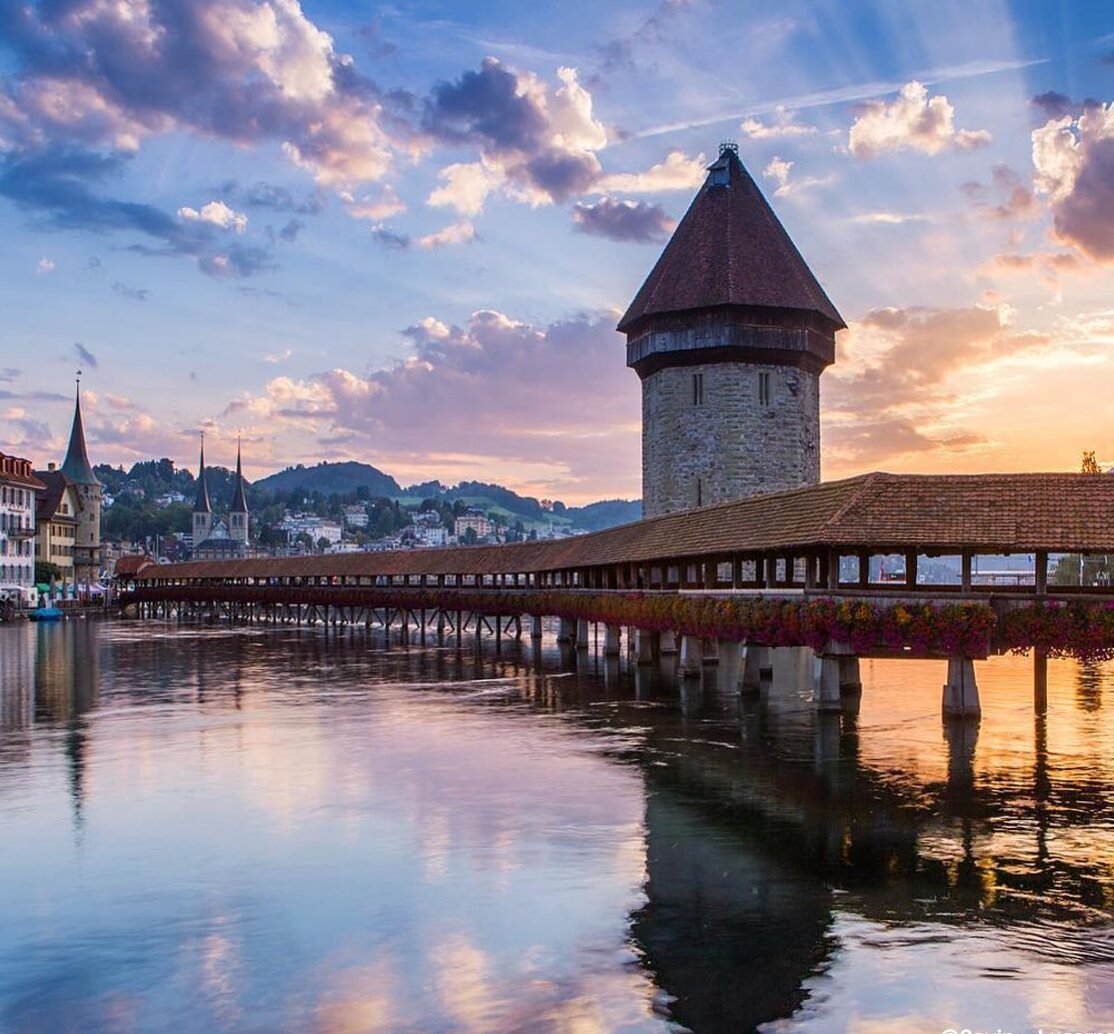 Lucerne i njegov prelijepi drveni most (Kapellbrucke) ) - Luzern | Secret World Trip Planner