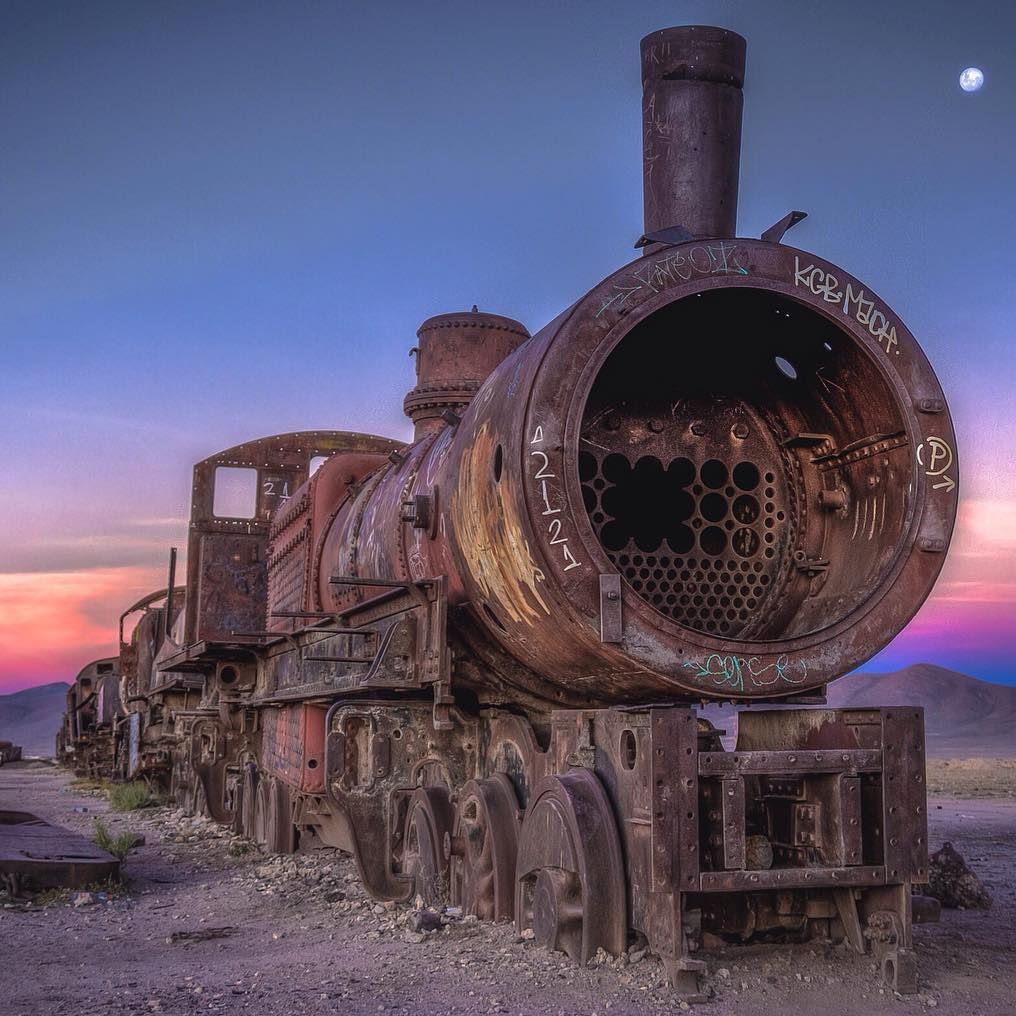 Bolivie | Le cimetière du vieux train — Uyuni