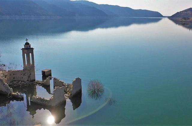 The Seasonal Submersion of St Nicholas Church in Alassa - Alassa | Secret World Trip Planner