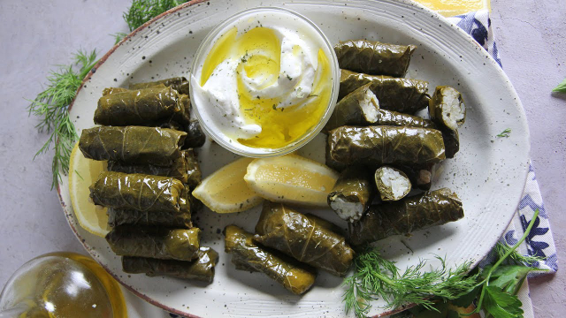 Greek Dolmades - Stuffed Grape Vine Leaves - Athina | Secret World Trip Planner
