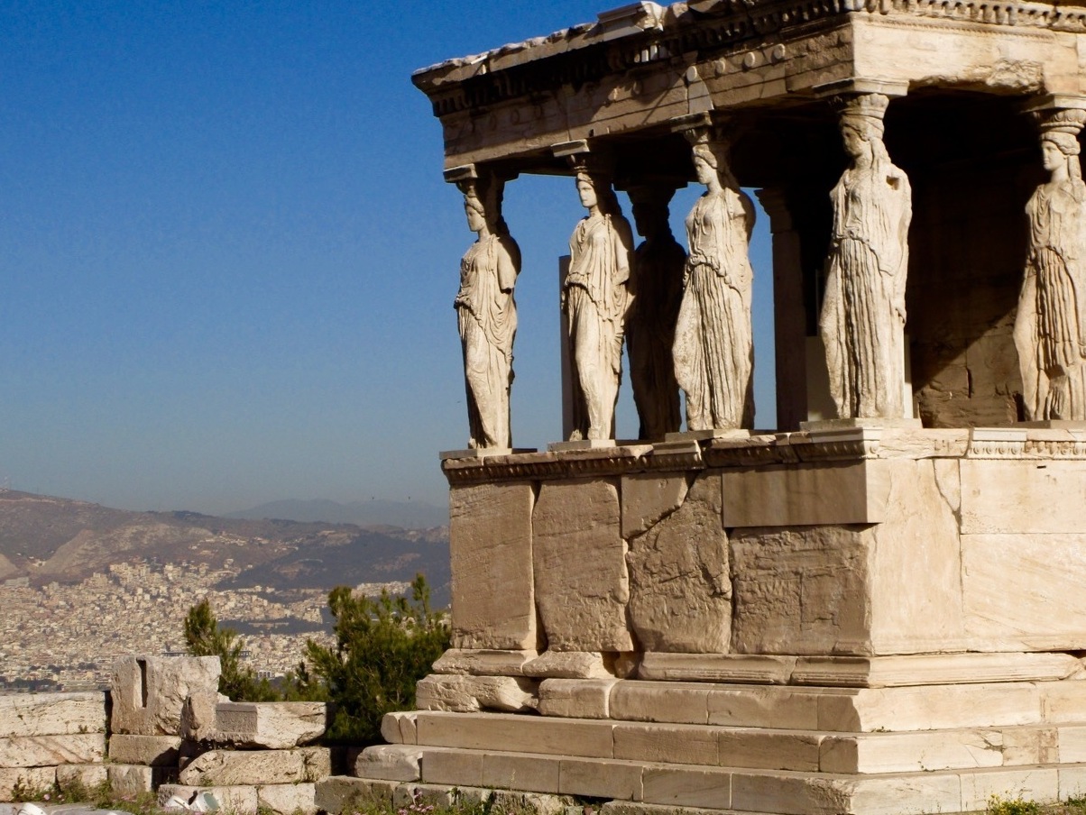 Acropole : Loggia delle Cariàtidi — Atene