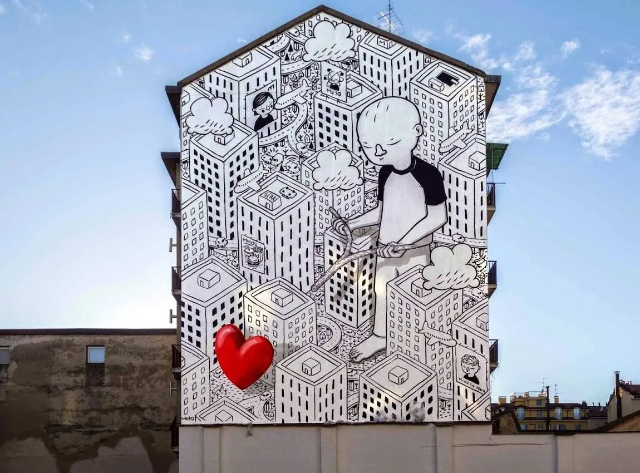 Millo muurschilderingen - Torino | Secret World Trip Planner