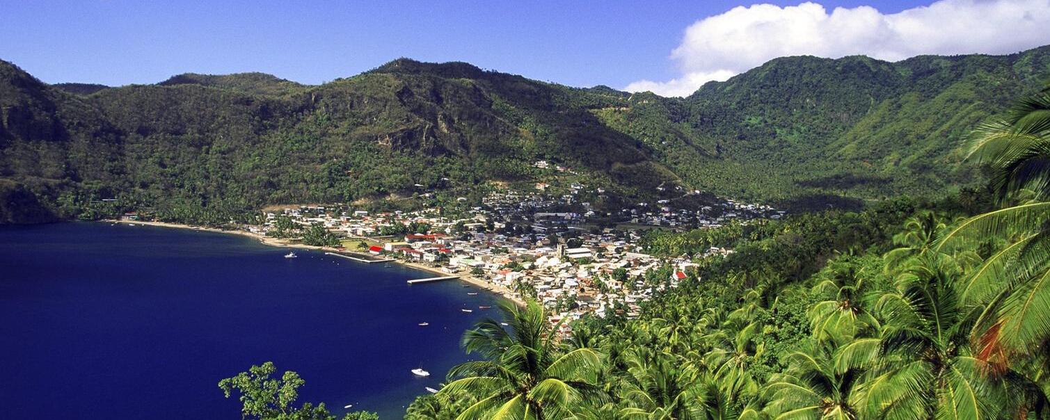 The colorful fishing village of Soufrière — Soufrière