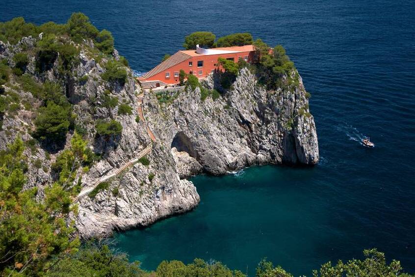 Capri / denize bakan Villa Malaparte: bir rüya! - Capri | Secret World Trip Planner