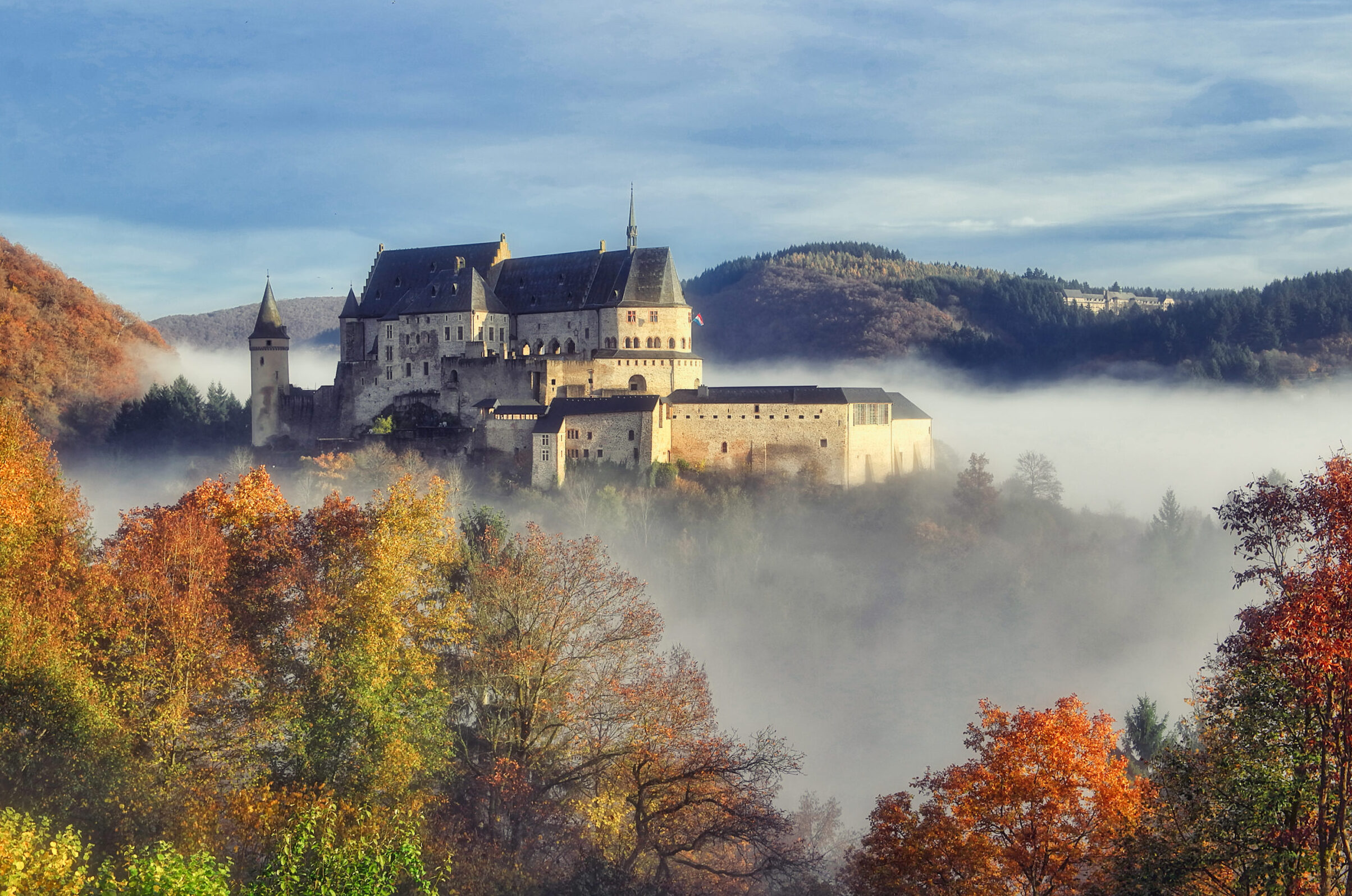 Luxembourg / le magnifique château de Vianden — Vianden
