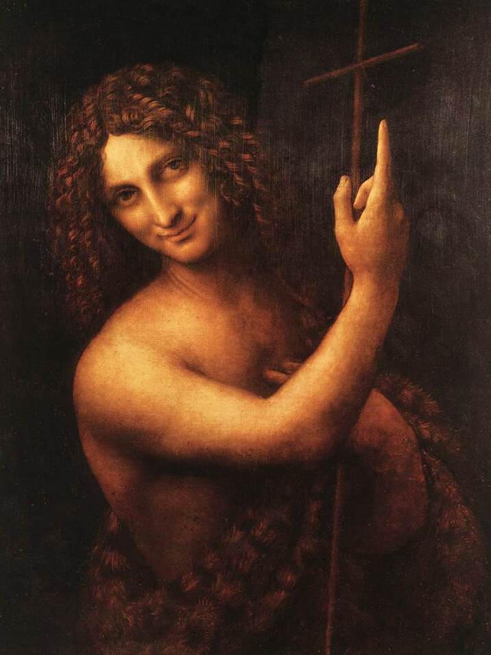Naomh Eoin Baiste ag Leonardo da Vinci - Paris | Secret World Trip Planner