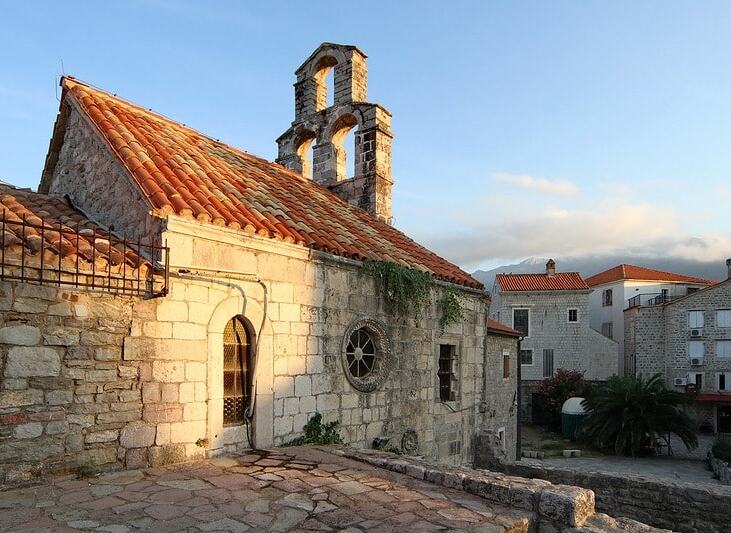 La vieille ville magique de Budva au Monténégro — Budua