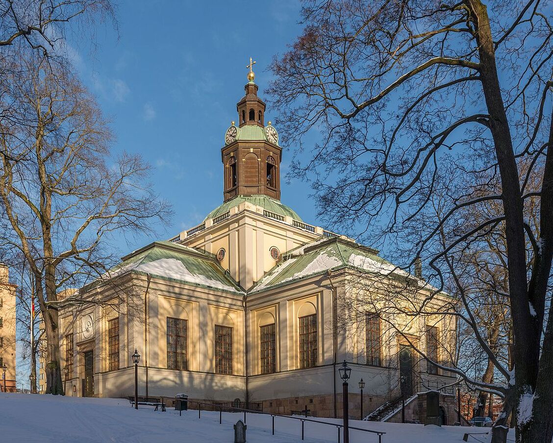 Stockholm: The Baroque style Kungsholm Church — Hantverkargatan 12A