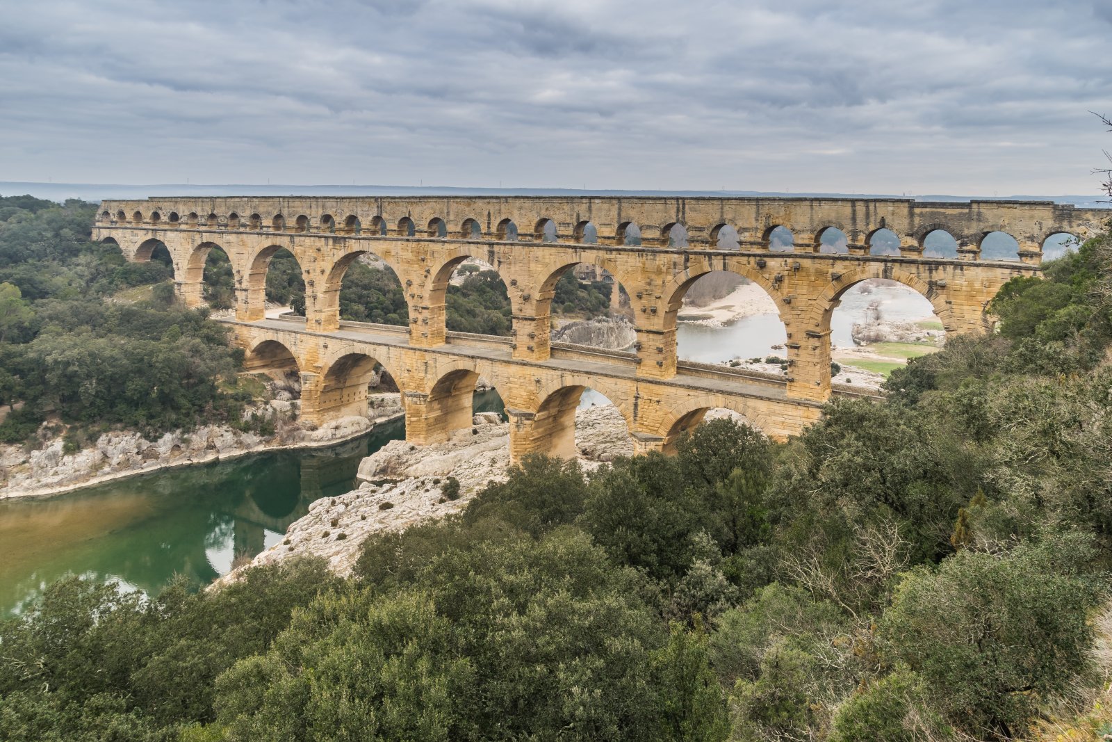 The Pont du Gard is an ancient Roman aqueduct bridge - Vers-Pont-du-Gard | Secret World Trip Planner
