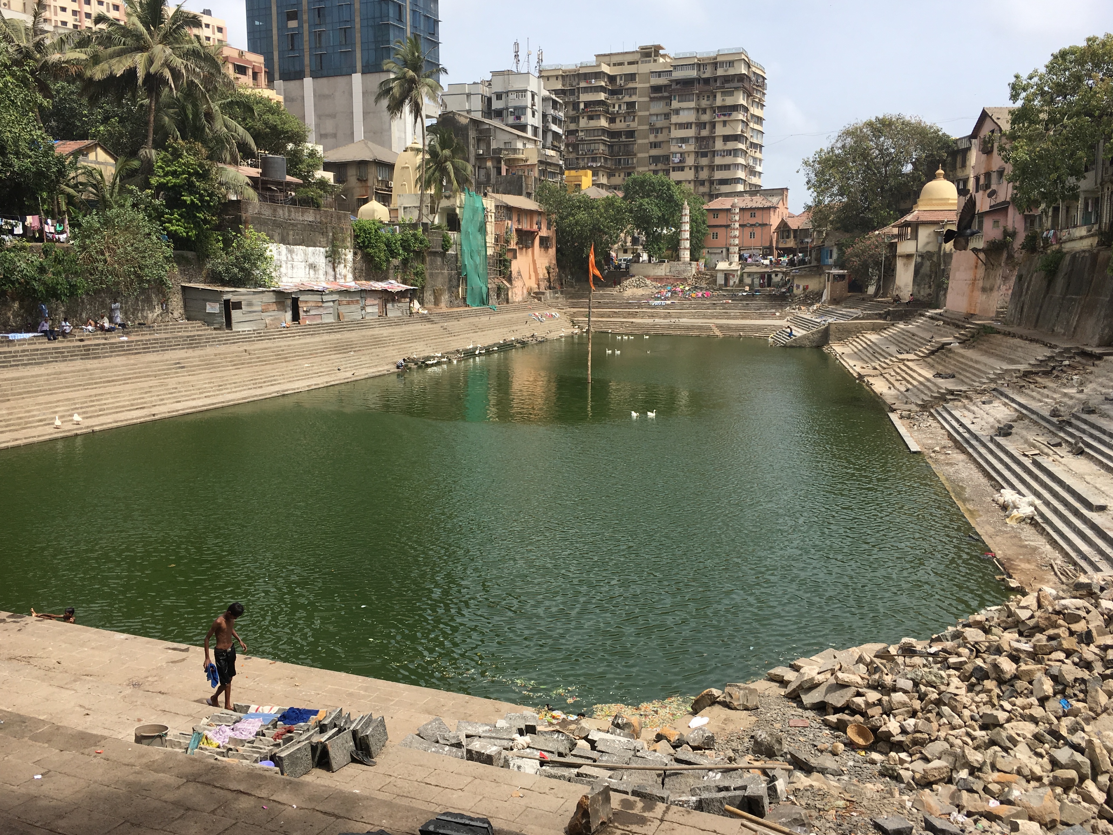 Banganga Tank is a sacred water reservoir — Mumbai