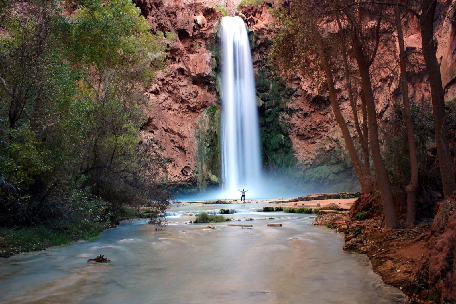 Nothing is like the Blue water of Havasu Creek! - Havasu Creek | Secret World Trip Planner