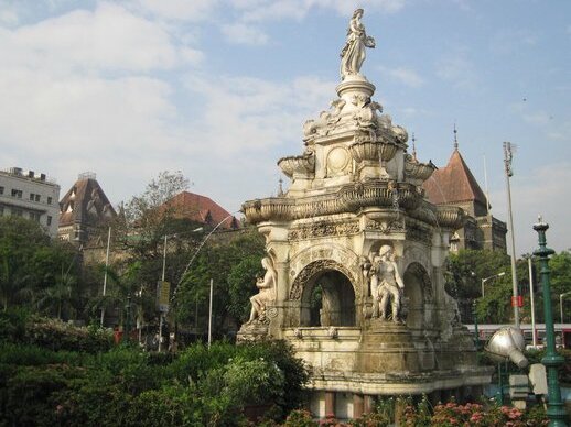 The Flora Fountain in Mumbai — Mumbai