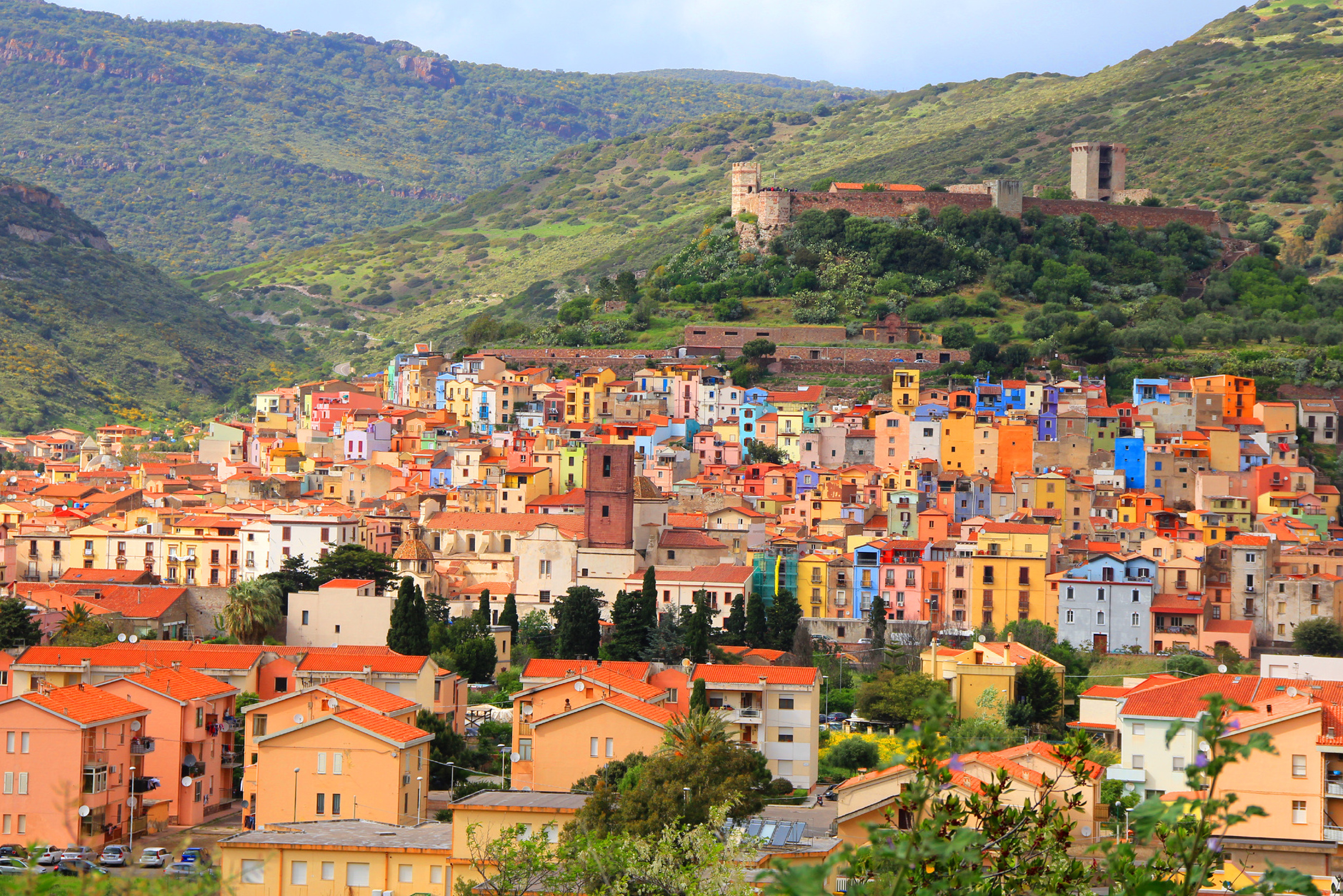 Bosa is an ancient village in Sardinia — Bosa
