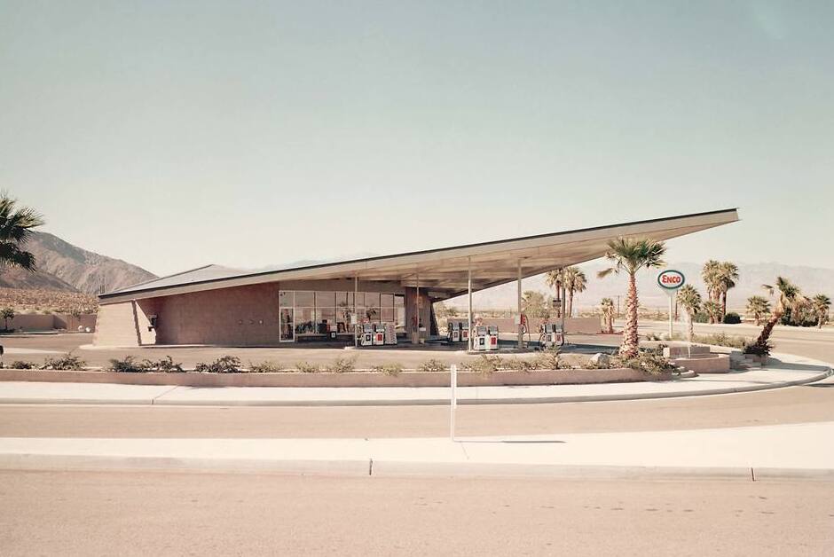 La célèbre station d'essence du tramway à Palm Springs - Palm Springs | Secret World Trip Planner