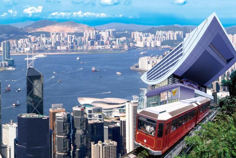 Le vénérable Peak Tram — Central