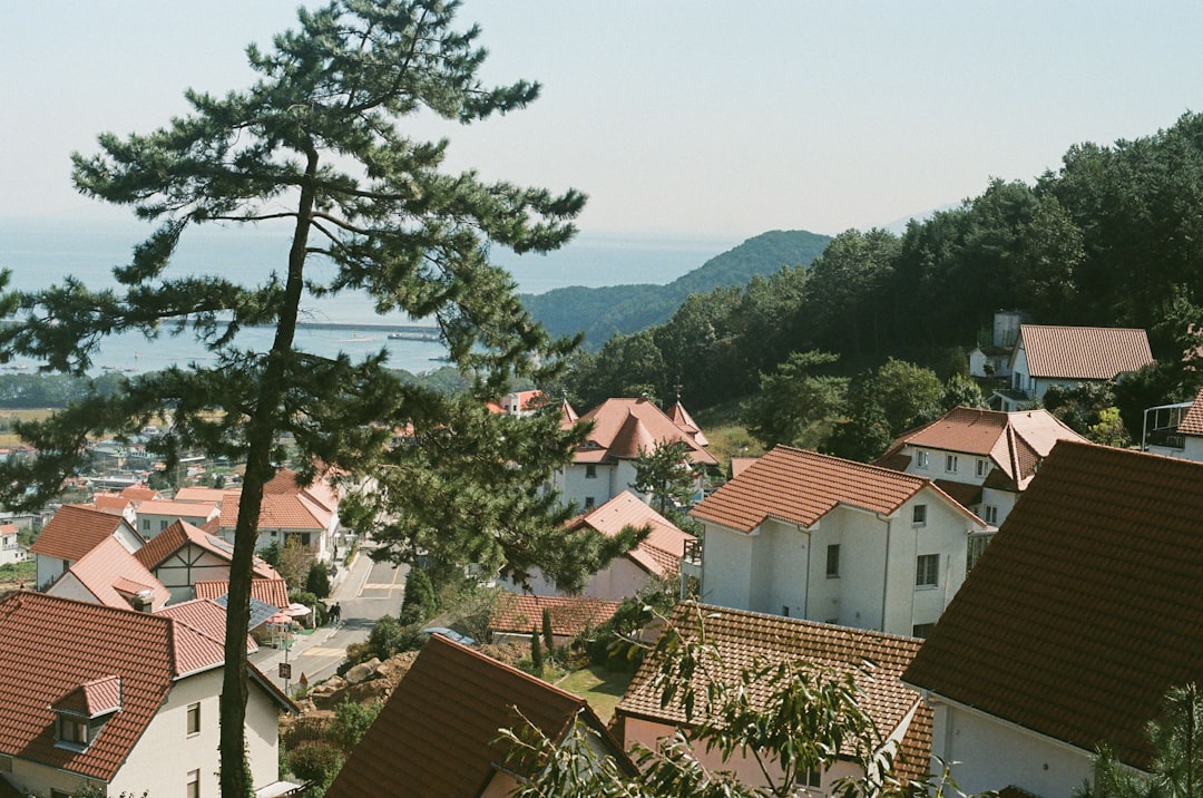 Villaggio Tedesco di Namhae: panorami sul mare del Sud — Namhae