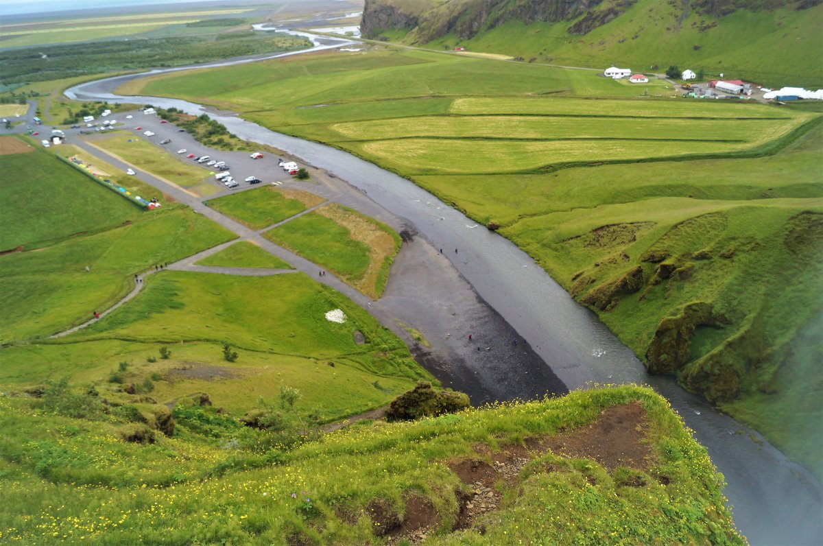 Skógafoss : au-delà de la cascade, la vallée secrète — Skogafoss Stairs