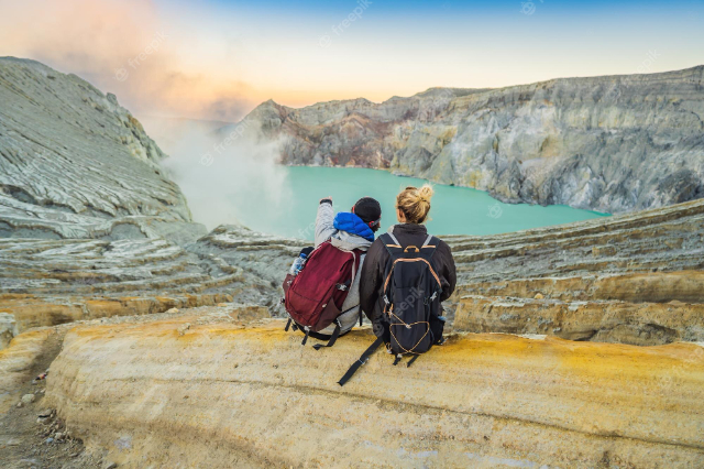 Kawah Putih, der weiße Krater — Bandung Regency