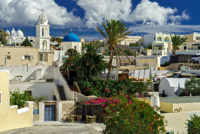 Megalochori : Un joyau caché sur l'île de Santorin — Megalochori