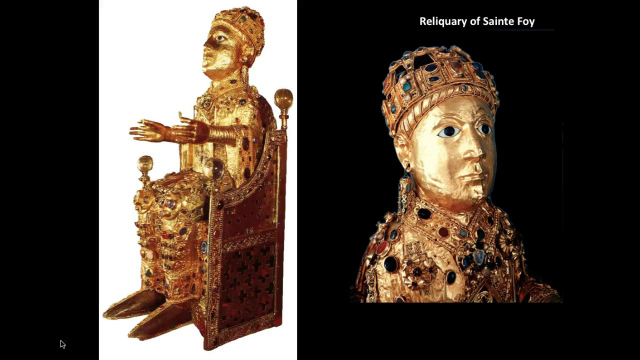 Goldene Reliquie von Sainte Foy — Conques-en-Rouergue