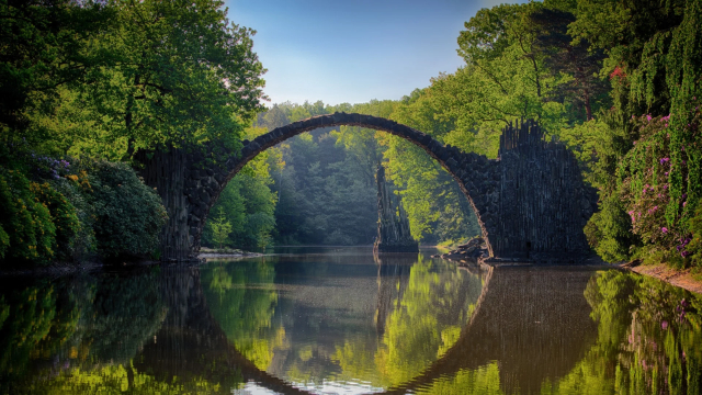 Le pont Il Rakotz à Gablenz - Gablenz | Secret World Trip Planner